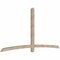 Ekena Millwork Bellingham Smooth Timber Gable Bracket, Douglas Fir, 108"W x 54"H x 3 1/2"D x 3 1/2"F, 12/12 Pitch GBW108X54X0404BEL00SDF - alternate 5